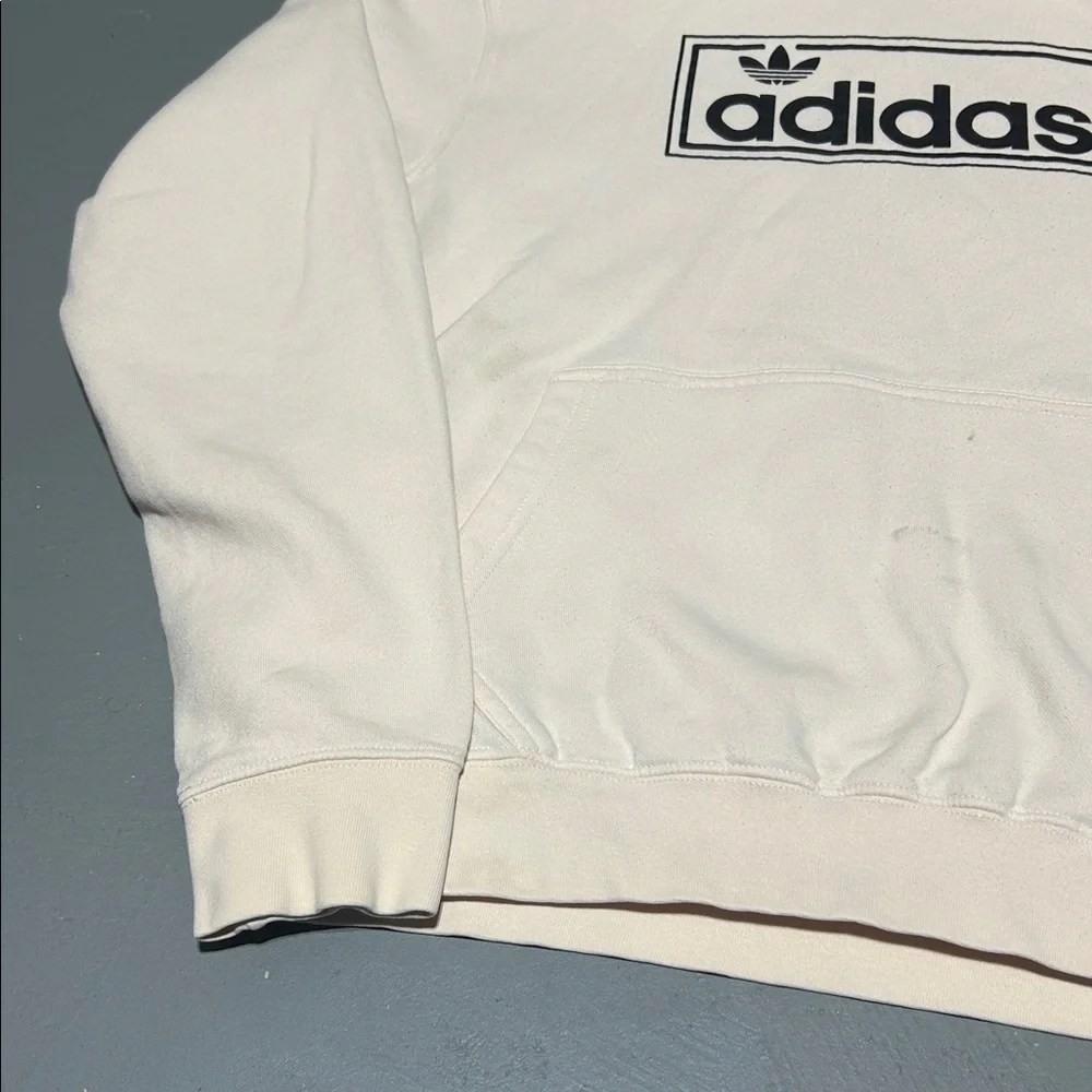 Adidas Light Pink Thick Hoodie (Men M)